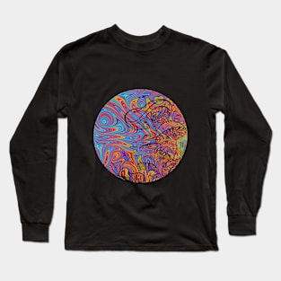 Groovy mushrooms Long Sleeve T-Shirt